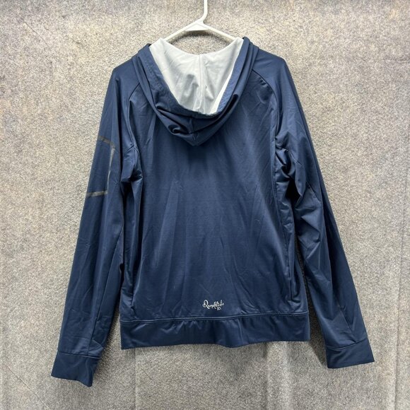 Nike Ronaldinho Track Jacket Men Medium Navy Full Zip Hoodie Soccer Vintage Y2K - Picture 2 of 11